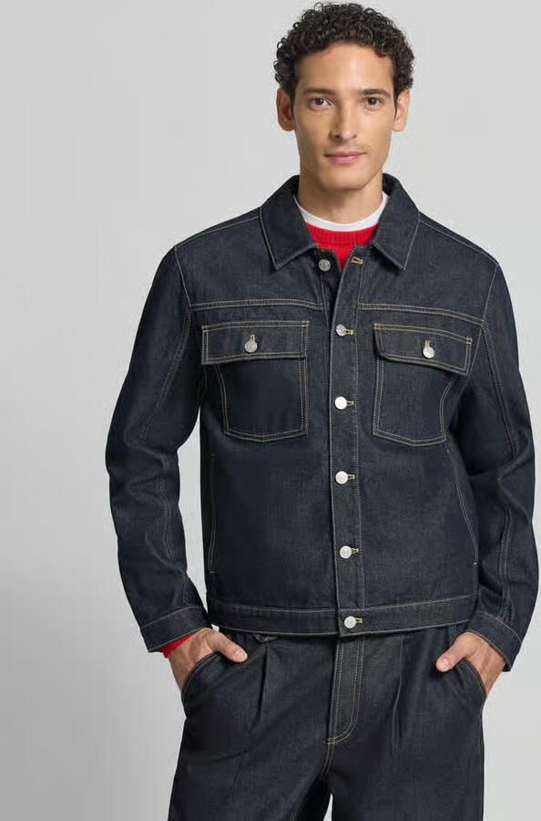 Jake*s Studio Men regular fit jeansjack van puur katoen - Foto 2