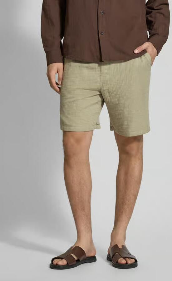 JAKE*S STUDIO MEN Regular fit korte broek met elastische band - Foto 2