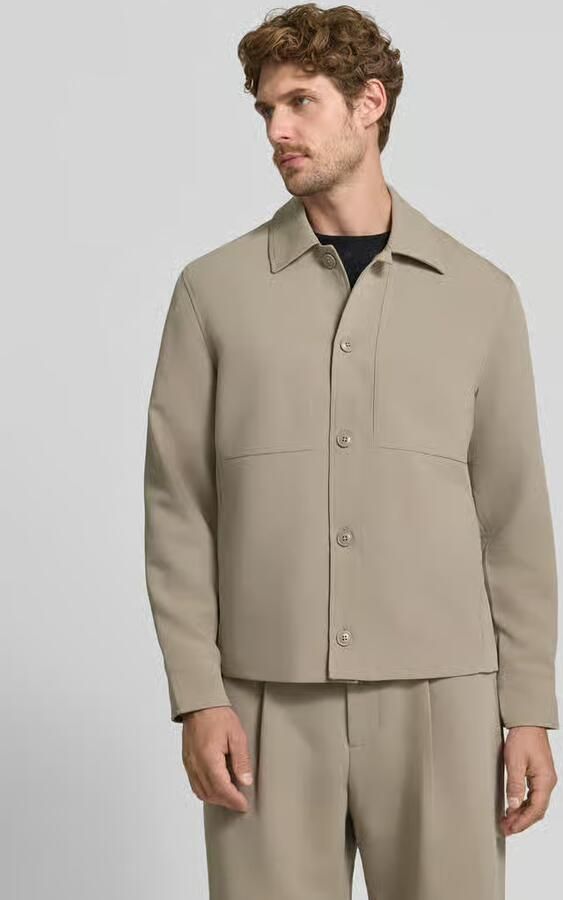Jake*s Studio Men Regular fit overhemdjack met viscose - Foto 3