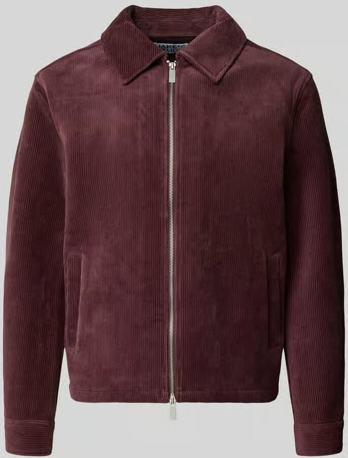 Jake*s Studio Men Regular fit overshirt van katoenmix met viscose model 'DALE'