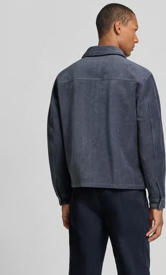 Jake*s Studio Men Regular fit overshirt van katoenmix met viscose model 'DALE' - Foto 2