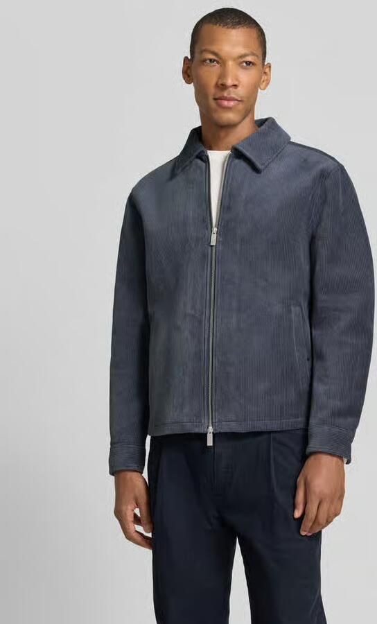 Jake*s Studio Men Regular fit overshirt van katoenmix met viscose model 'DALE' - Foto 3
