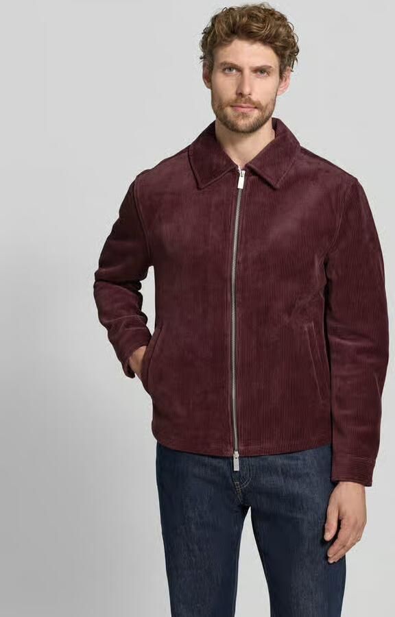 Jake*s Studio Men Regular fit overshirt van katoenmix met viscose model 'DALE' - Foto 2