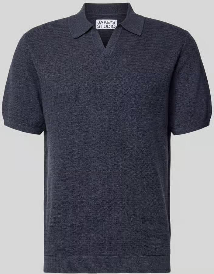 Jake*s Studio Men regular fit poloshirt in brei-look - Foto 2