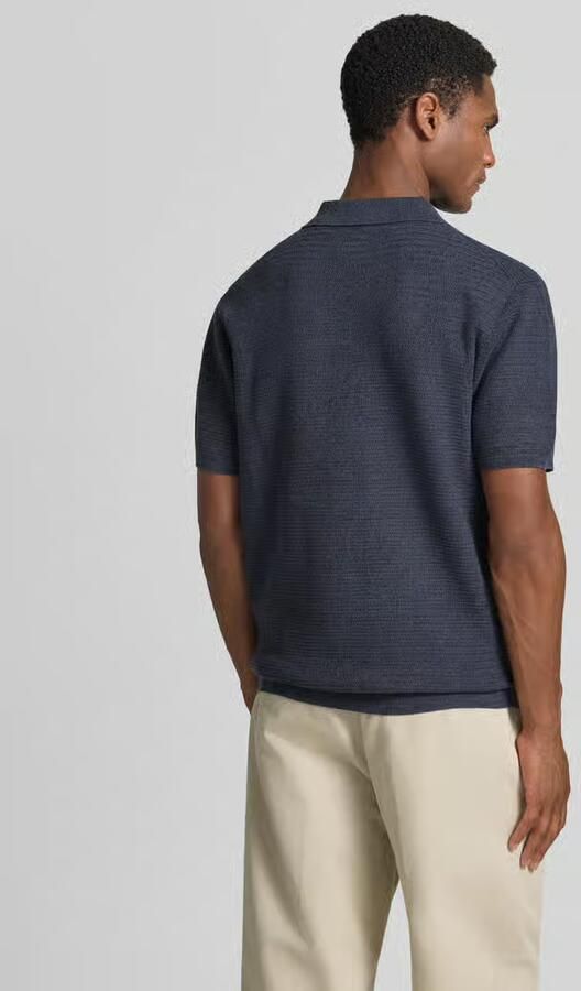 Jake*s Studio Men regular fit poloshirt in brei-look