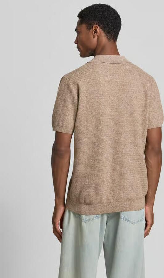Jake*s Studio Men regular fit poloshirt in brei-look - Foto 2