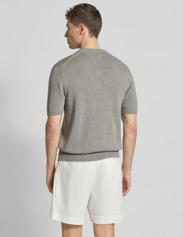 Jake*s Studio Men regular fit poloshirt van katoen-linnenmix - Foto 2
