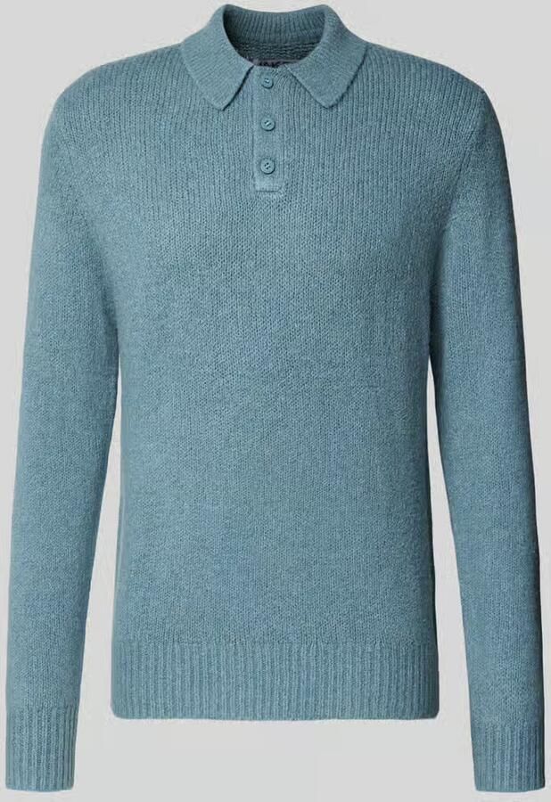 Jake*s Studio Men Regular fit pullover met katoen en wol model 'WALTER'