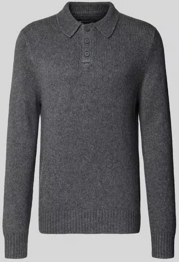 Jake*s Studio Men Regular fit pullover met katoen en wol model 'WALTER'