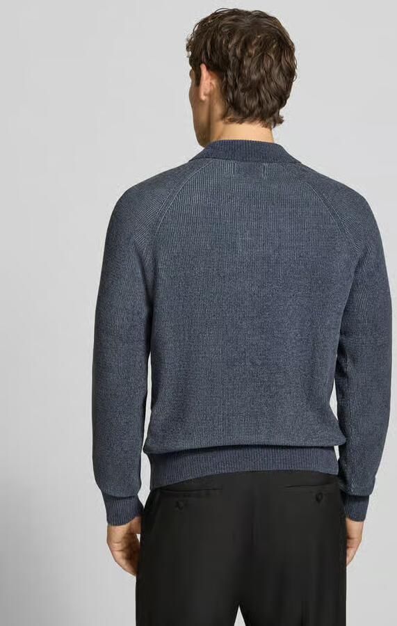 Jake*s Studio Men Regular fit pullover met polokraag - Foto 2