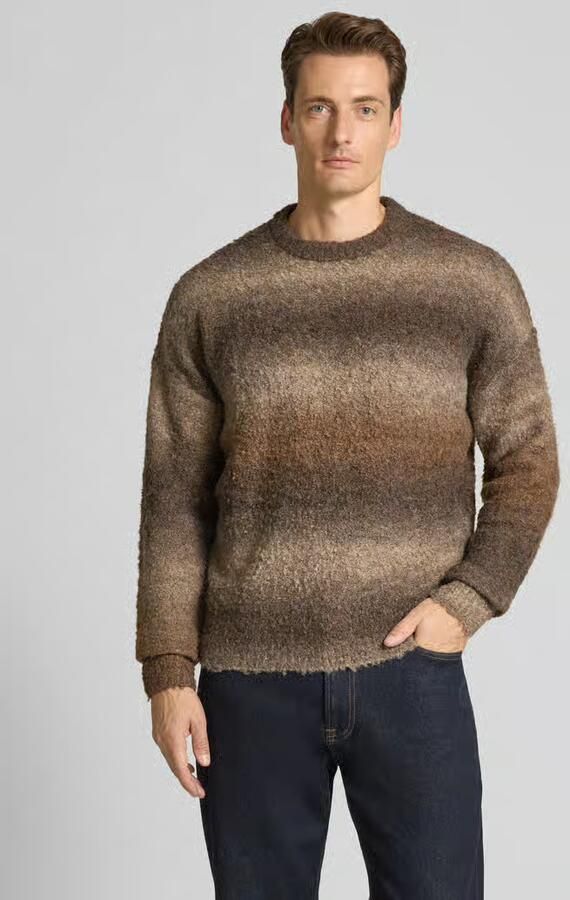 JAKE*S STUDIO MEN Gebreide pullover met extra brede schouders - Foto 2