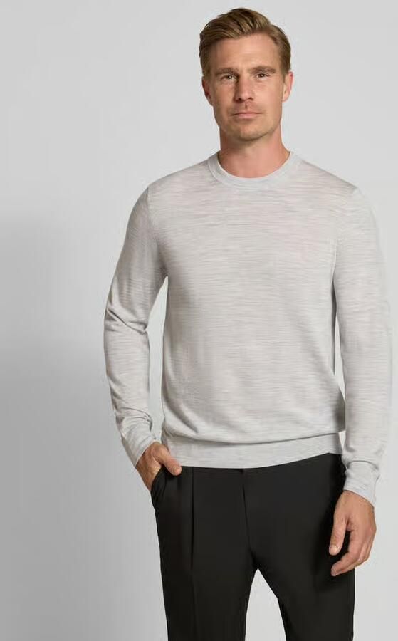 Jake*s Studio Men Regular fit pullover van pure wol - Foto 3