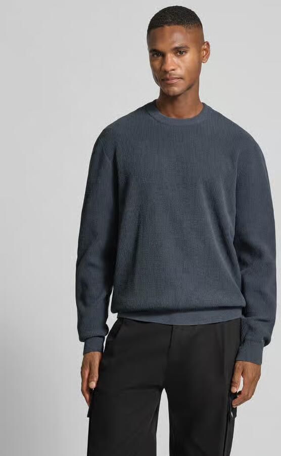 JAKE*S STUDIO MEN Regular fit shirt met lange mouwen en ronde hals - Foto 2