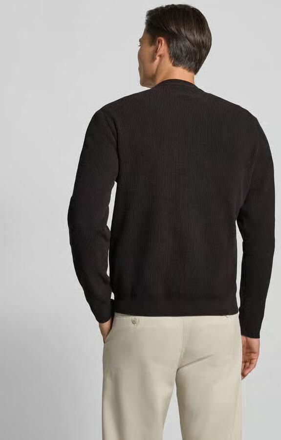 Jake*s Studio Men Regular fit shirt met lange mouwen en ronde hals