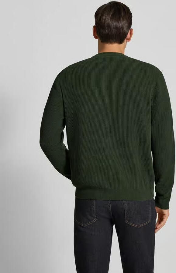Jake*s Studio Men Regular fit shirt met lange mouwen en ronde hals