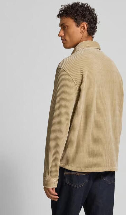 Jake*s Studio Men regular fit vrijetijdshem in cordlook