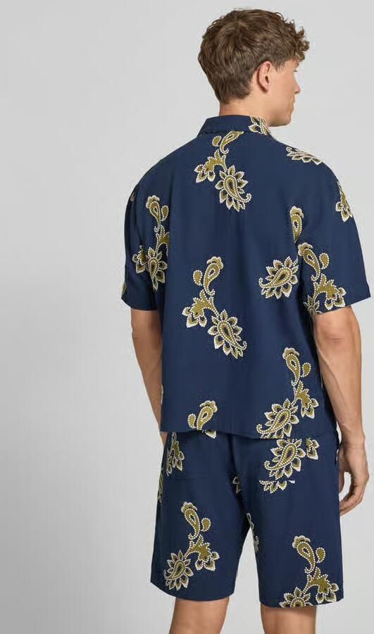 Jake*s Studio Men regular fit vrijetijdsoverhemd met stitchings en reverskraag - Foto 3