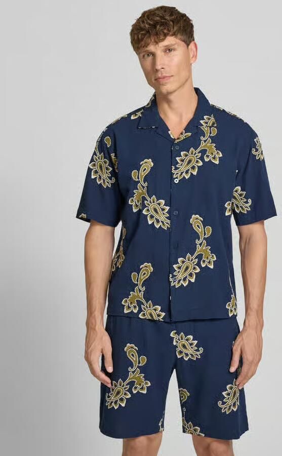 Jake*s Studio Men regular fit vrijetijdsoverhemd met stitchings en reverskraag - Foto 2