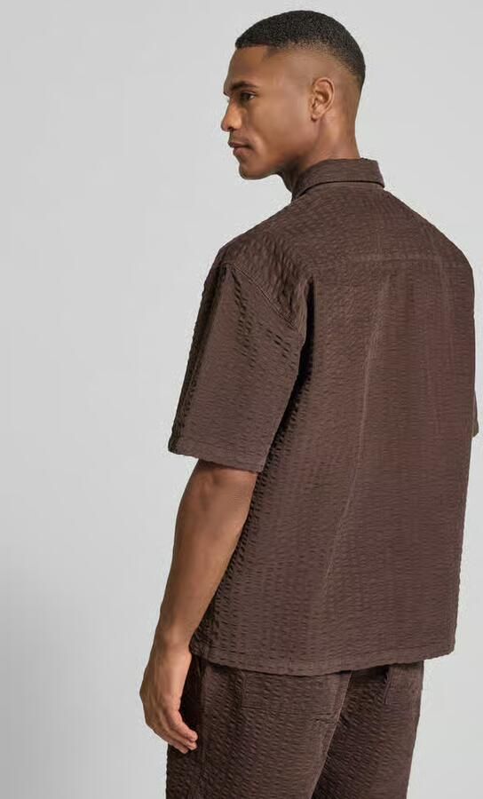 Jake*s Studio Men Regular fit vrijetijdsoverhemd met structuurpatroon - Foto 3