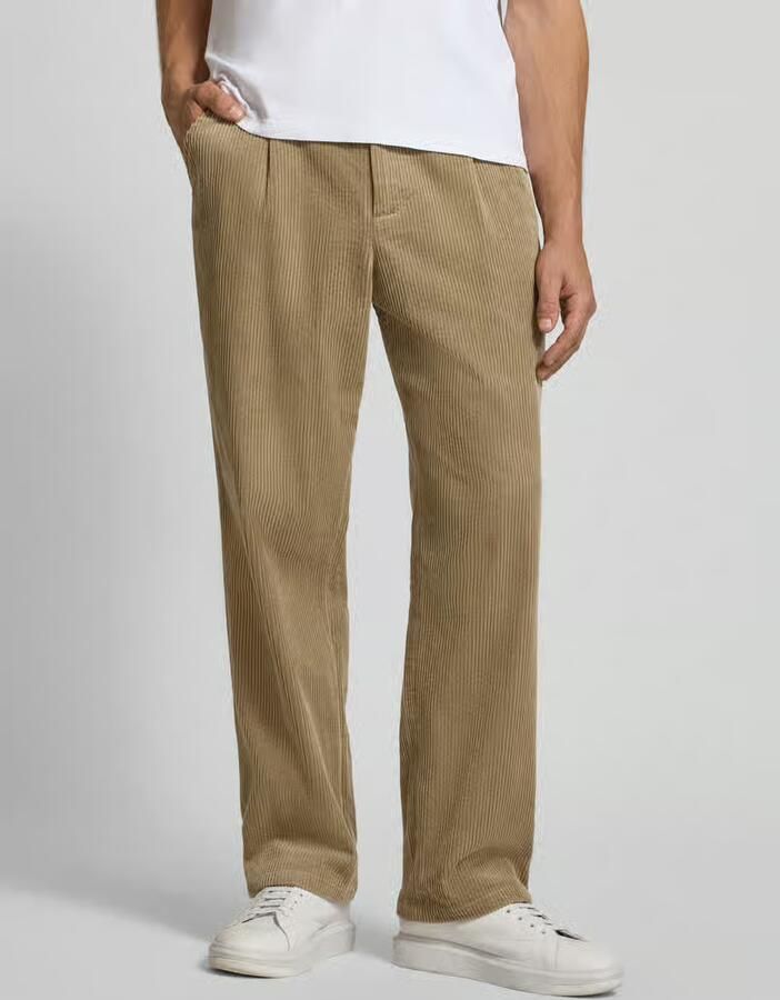 Jake*s Studio Men relaxed fit corduroy broek van 100% katoen model 'MORTEN' - Foto 2