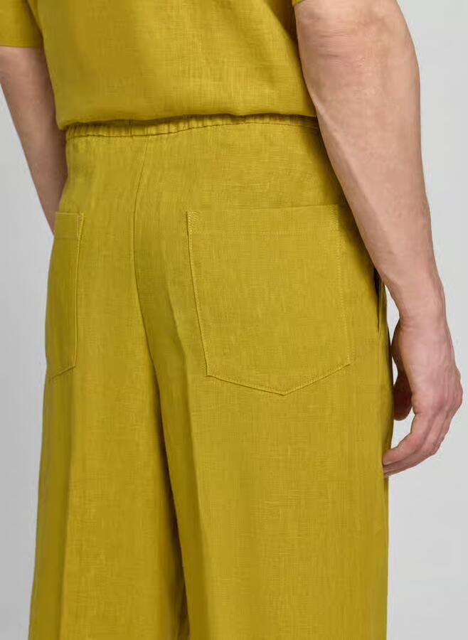 Jake*s Studio Men Relaxed fit linnenbroek van puur linnen