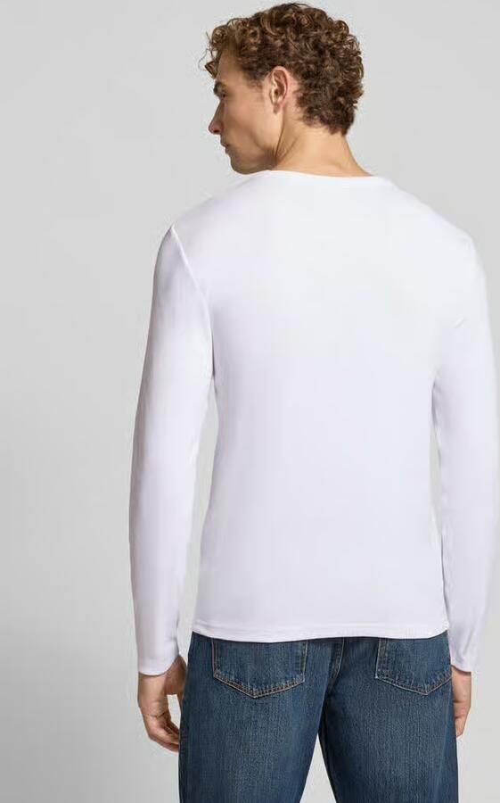Jake*s Studio Men relaxed fit shirt met lange mouwen van katoenmix model 'MORRIS'