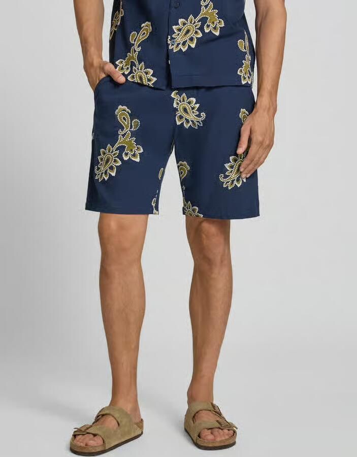 Jake*s Studio Men Short met stitchings en elastische band - Foto 2