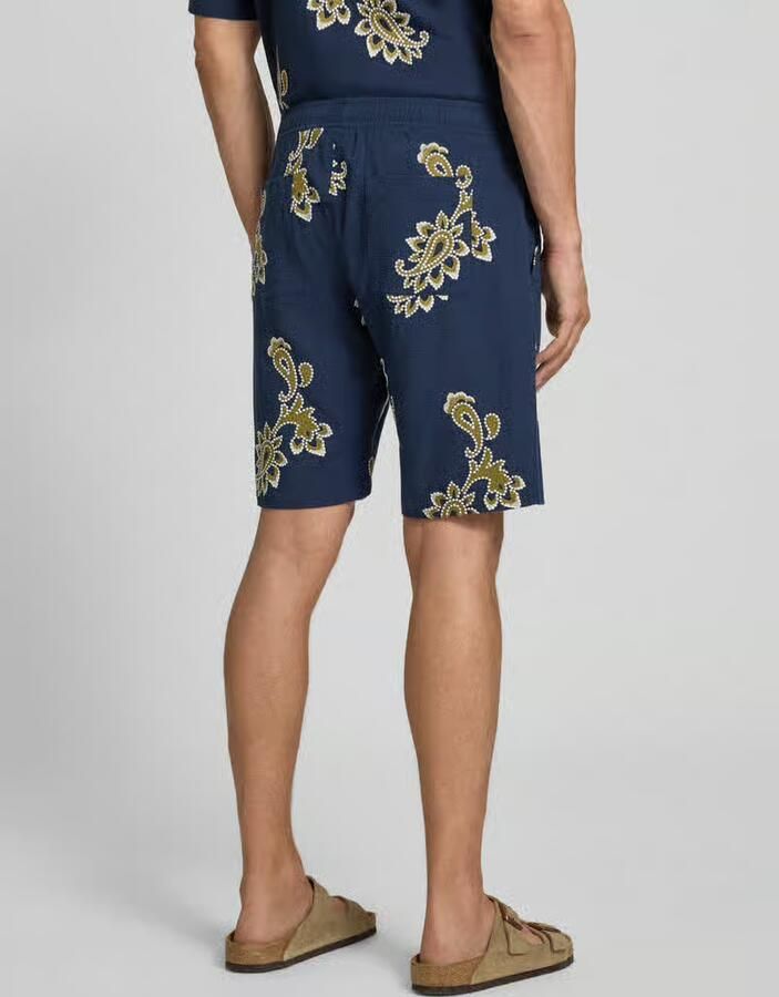 Jake*s Studio Men Short met stitchings en elastische band