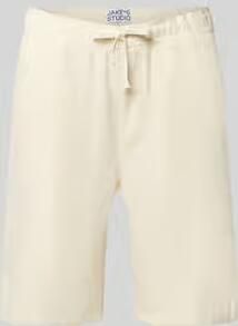 Jake*s Studio Men short van katoen met elastische band