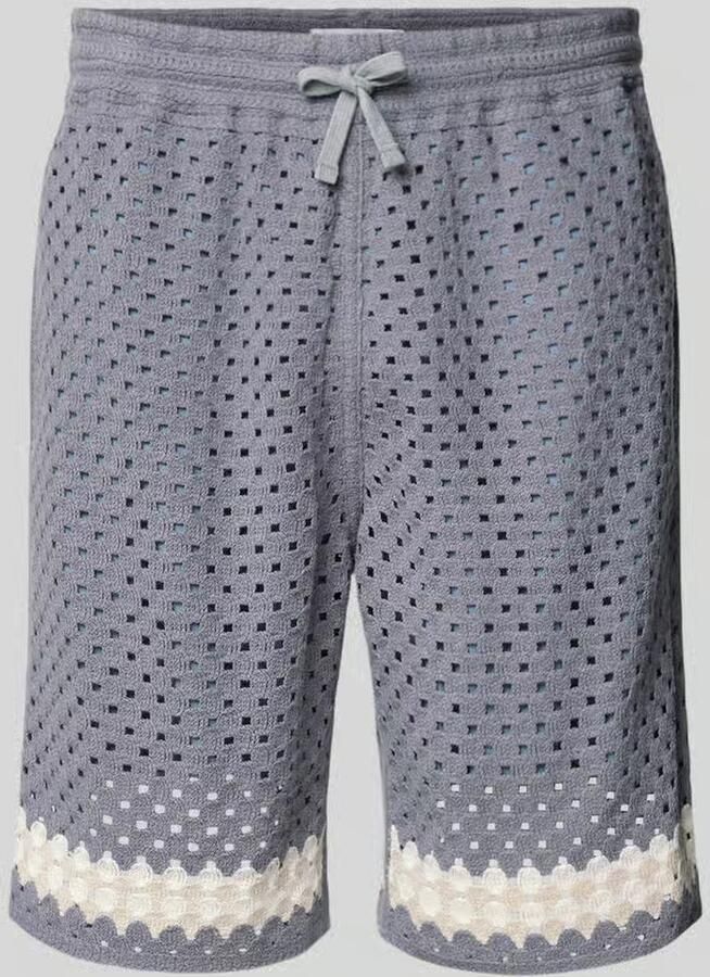 Jake*s Studio Men Straight fit short met gaatjesmotief - Foto 2