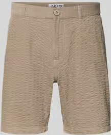 Jake*s Studio Men Straight fit short met structuurpatroon