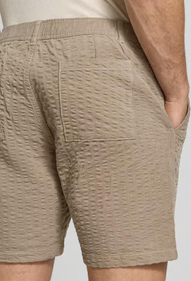 Jake*s Studio Men Straight fit short met structuurpatroon