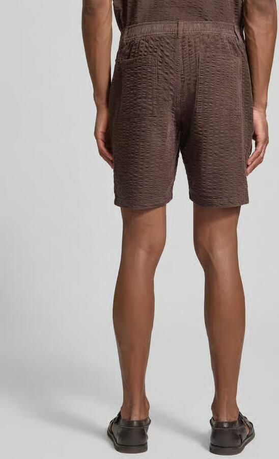 Jake*s Studio Men Straight fit short met structuurpatroon - Foto 3