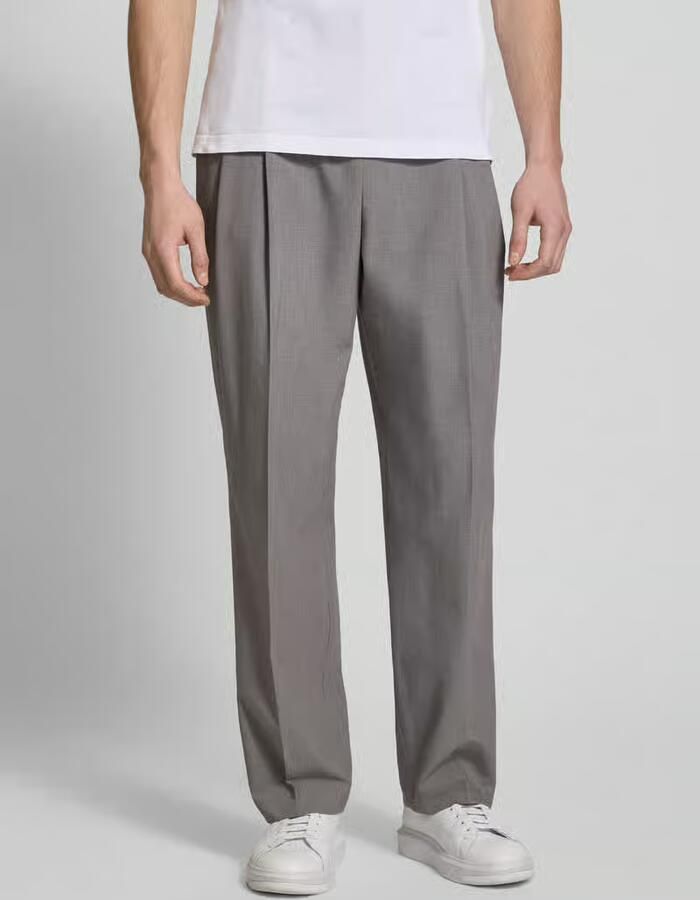 Jake*s Studio Men Straight fit stoffen broek met viscose - Foto 3