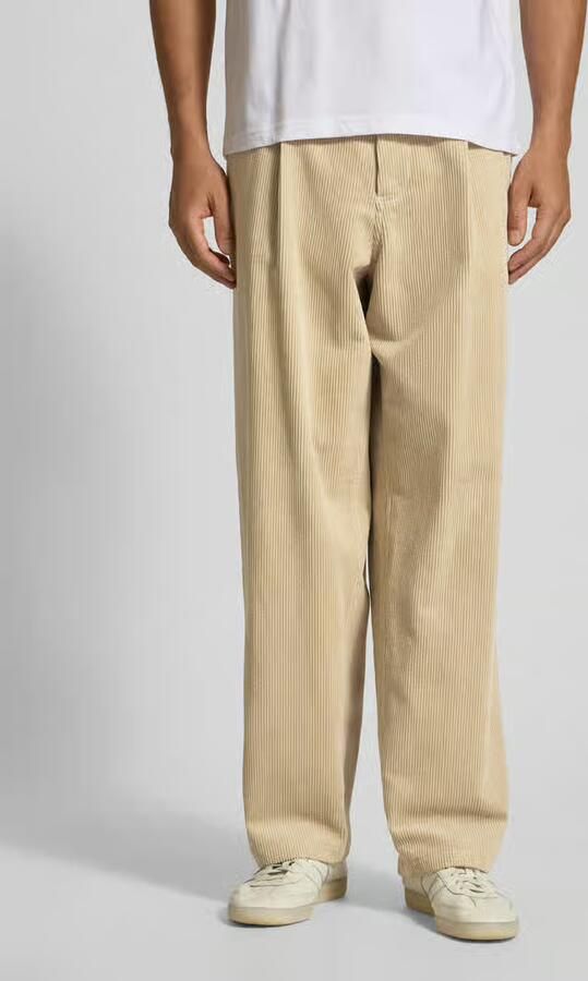Jake*s Studio Men Straight leg corduory broek met achterzakken - Foto 2