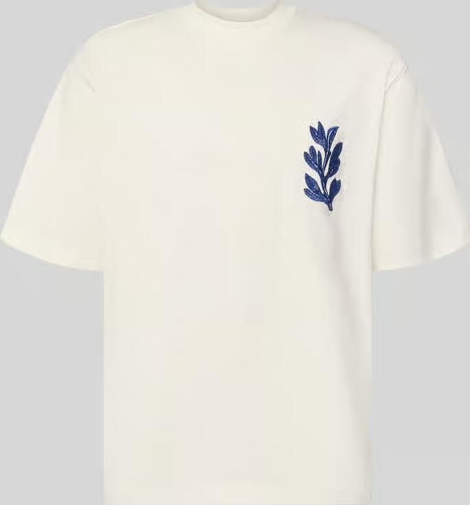 Jake*s Studio Men T-shirt met motiefprint op de achterkant