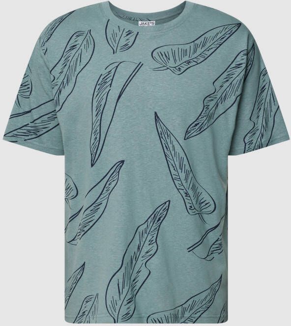 JAKE*S STUDIO MEN T-shirt met ronde hals