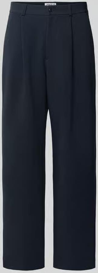 Jake*s Studio Men Wide leg bandplooibroek met viscosemix - Foto 3