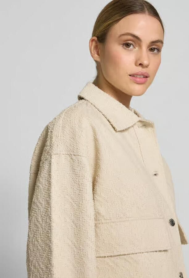 Jake*s Studio Woman Blazer met structuurmotief en klepzakken