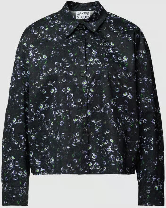 Jake*s Studio Woman Blouse met gebloemd all-over motief