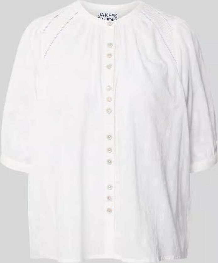 Jake*s Studio Woman Blouse met maokraag en 3 4-mouw - Foto 2