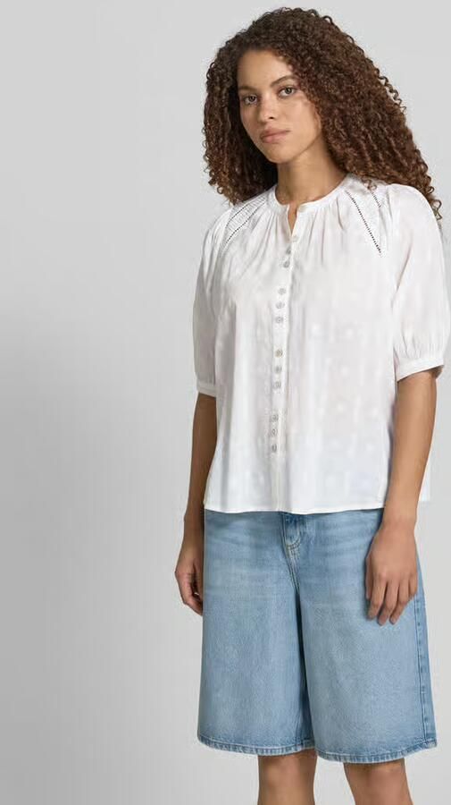 Jake*s Studio Woman Blouse met maokraag en 3 4-mouw - Foto 3