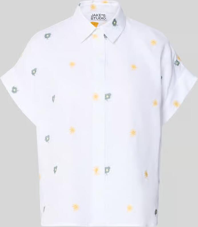 Jake*s Studio Woman Blouse met overhemdkraag en knoopsluiting - Foto 2