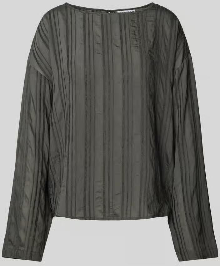 Jake*s Studio Woman Blouseshirt van viscosemix met ronde hals - Foto 2