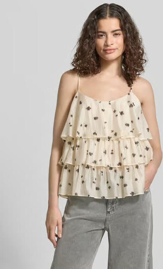 Jake*s Studio Woman Blousetop van lyocellmix in laagjeslook - Foto 3