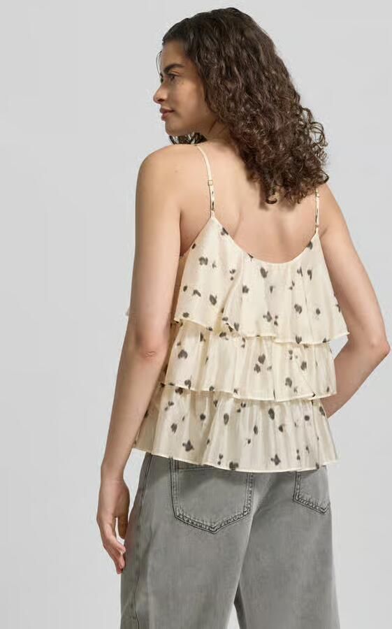 Jake*s Studio Woman Blousetop van lyocellmix in laagjeslook - Foto 2