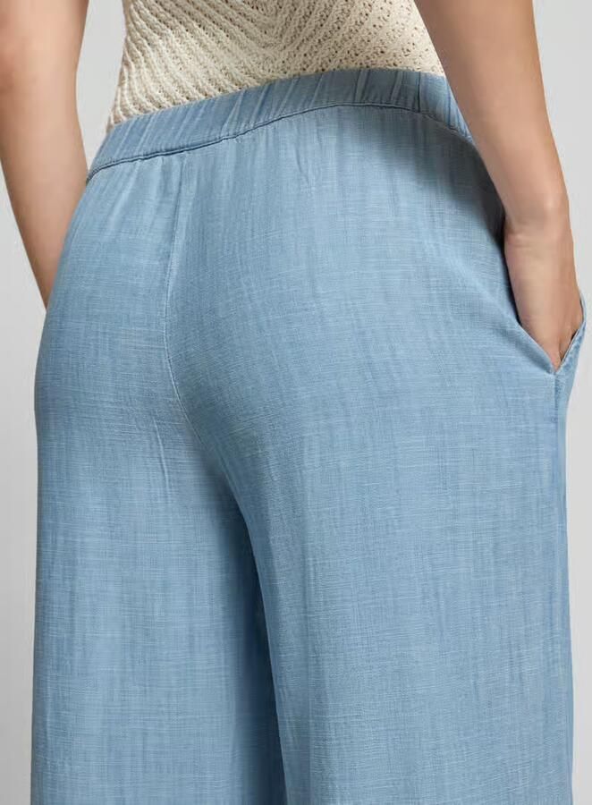 Jake*s Studio Woman Broek van mix van katoen en lyocell met elastische band