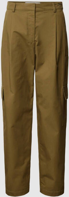 JAKE*S STUDIO WOMAN Cargobroek met platte plooien