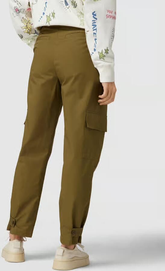 Jake*s Studio Woman Cargobroek met platte plooien