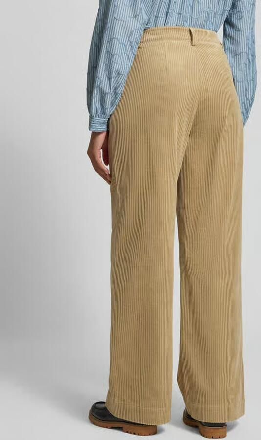 Jake*s Studio Woman Corduroy broek met wijde pijpen - Foto 3